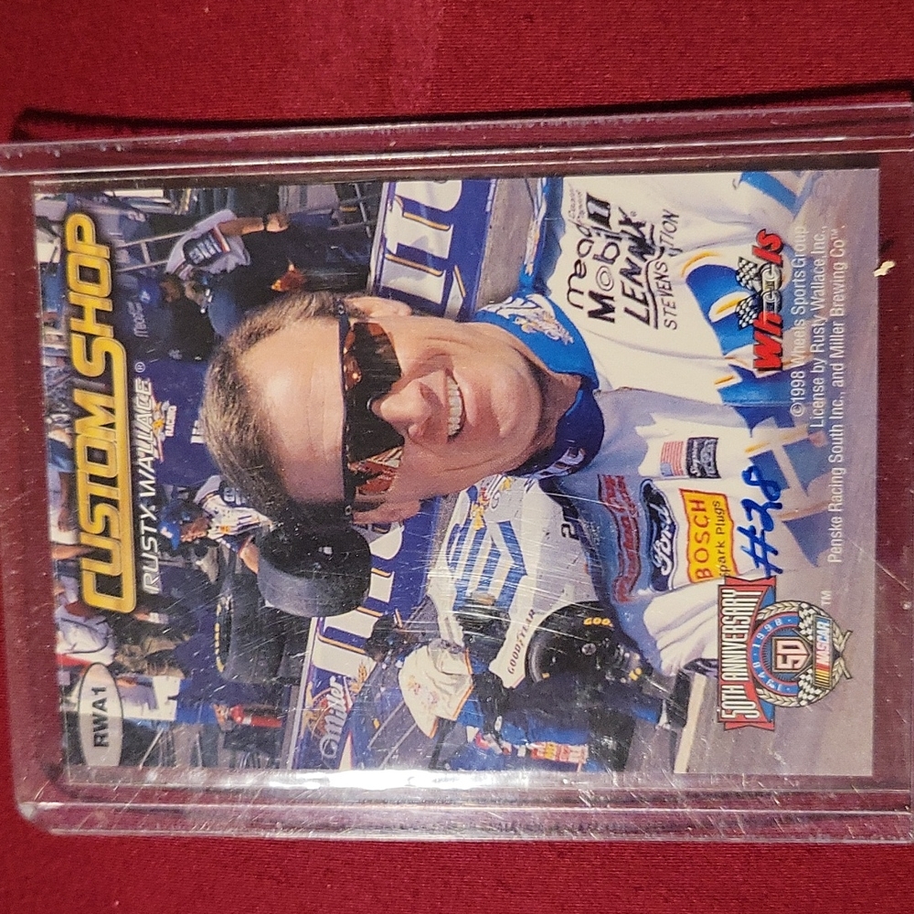 Rusty Wallace Card